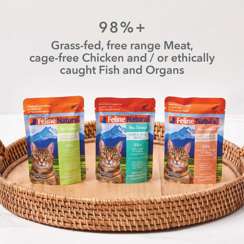 Feline Natural Cat Pouch Wet Food