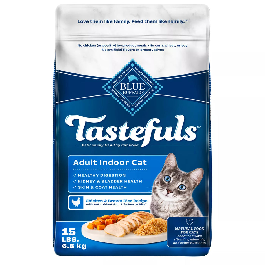 Blue Buffalo Cat Dry Food - Tastefuls - Indoor Health - Adult