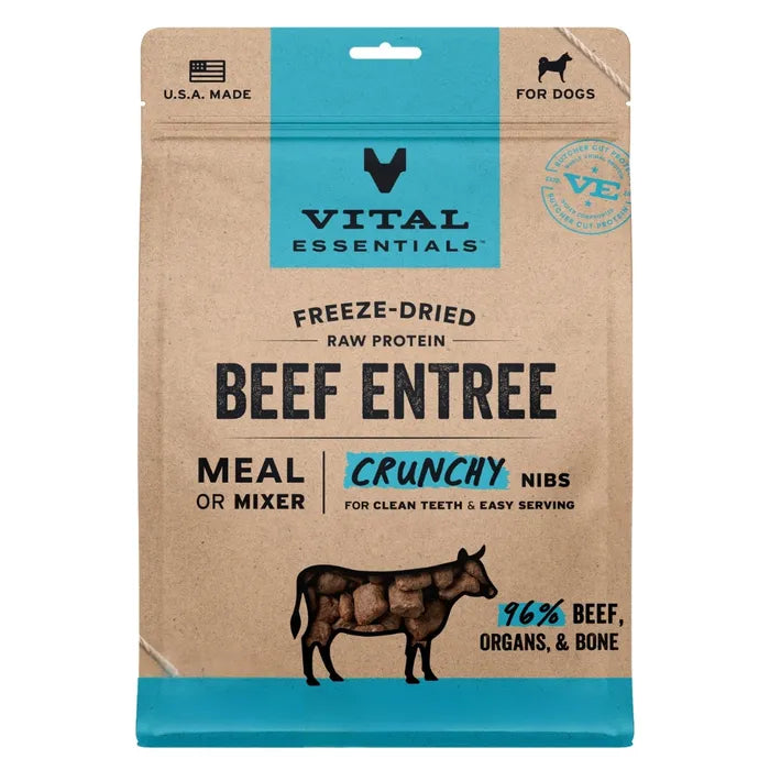 Vital Essentials Dog Freeze-Dried Crunchy Nibs