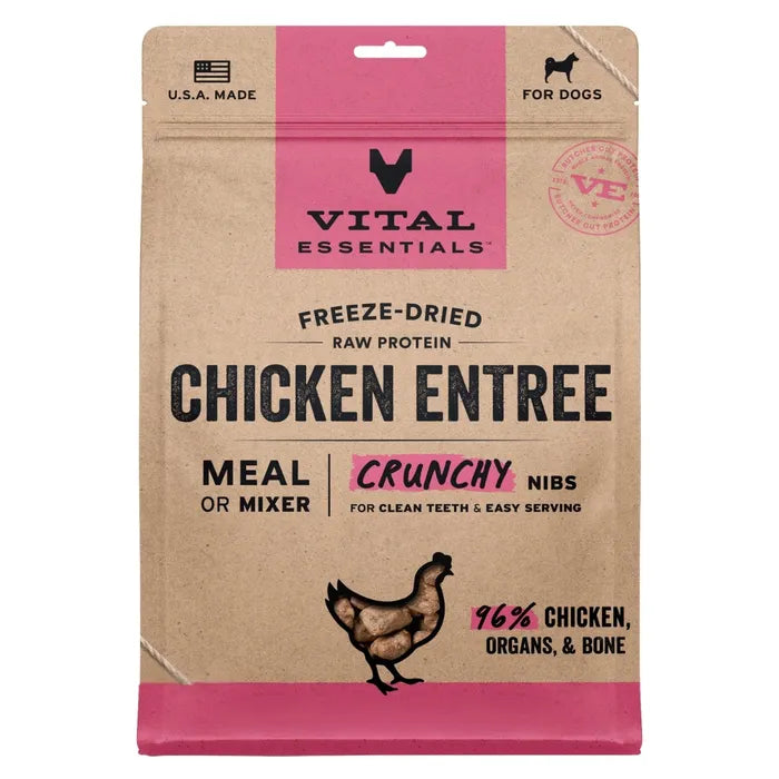 Vital Essentials Dog Freeze-Dried Crunchy Nibs