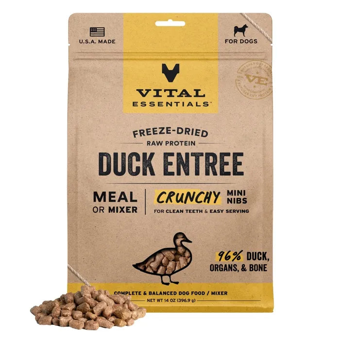Vital Essentials Dog Freeze-Dried Crunchy Nibs