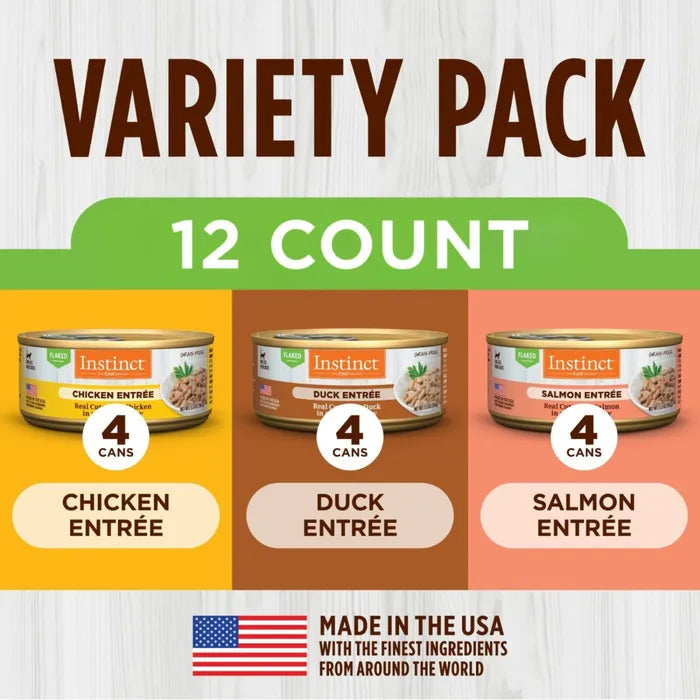 Instinct Cat Wet Food - Flaked - Variety Pack