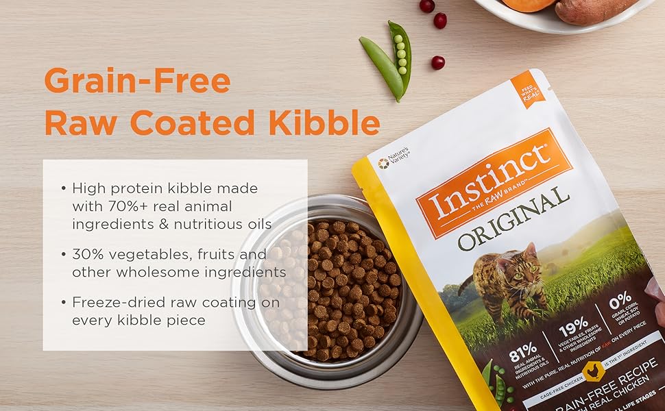 Instinct Cat Dry Food - Original Real Chicken Recipe