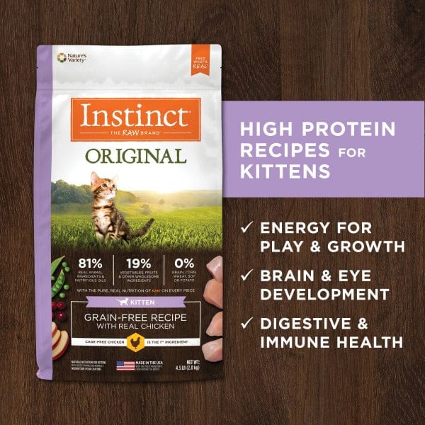 Instinct Cat Dry Food - Original Real Chicken - Kittens