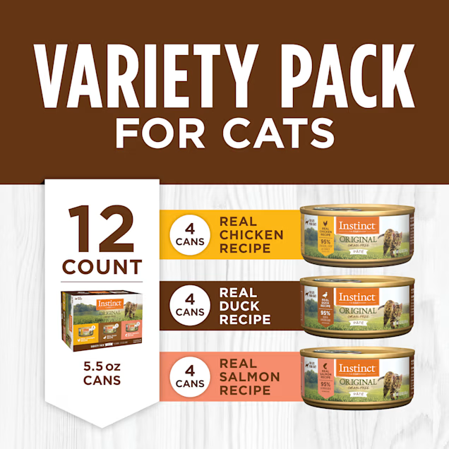 Instinct Cat Wet Food - Original - Variety Pack