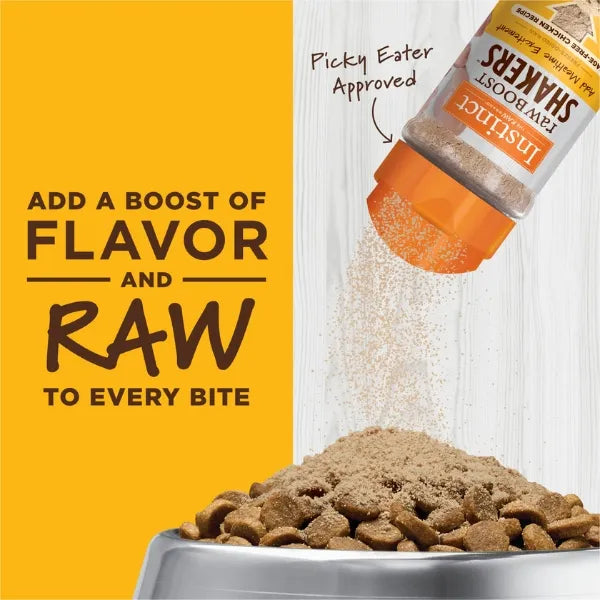 Instinct Cat Food Topper - Raw Boost Shakers - Chicken Recipe