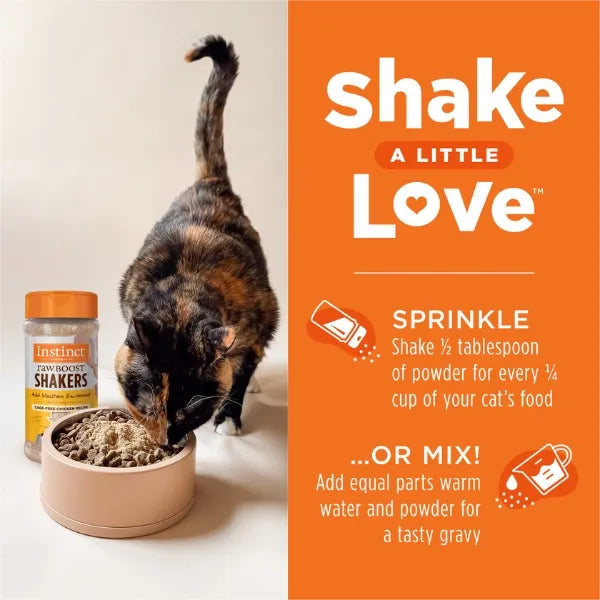 Instinct Cat Food Topper - Raw Boost Shakers - Chicken Recipe