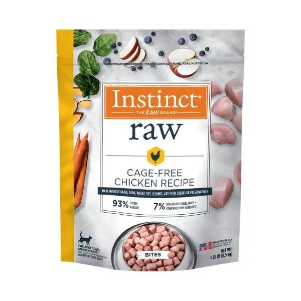 Instinct Cat - Raw Frozen Bites - Cage-Free Chicken Recipe