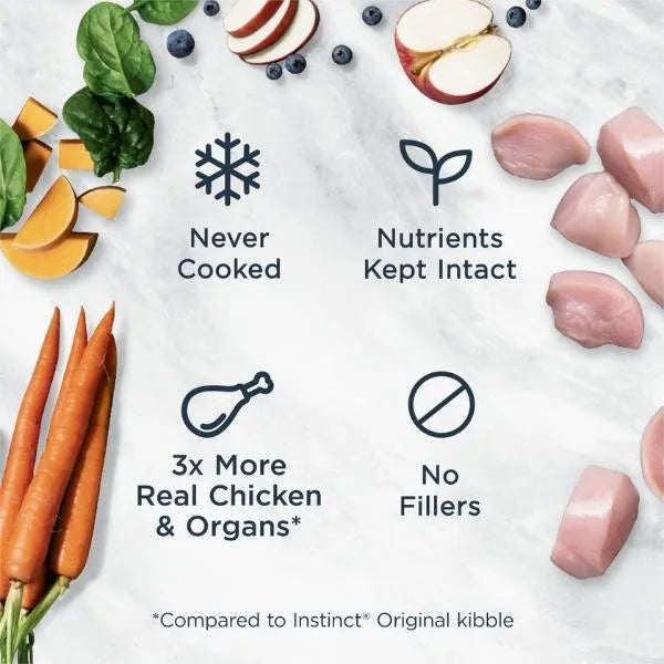 Instinct Cat - Raw Frozen Bites - Cage-Free Chicken Recipe