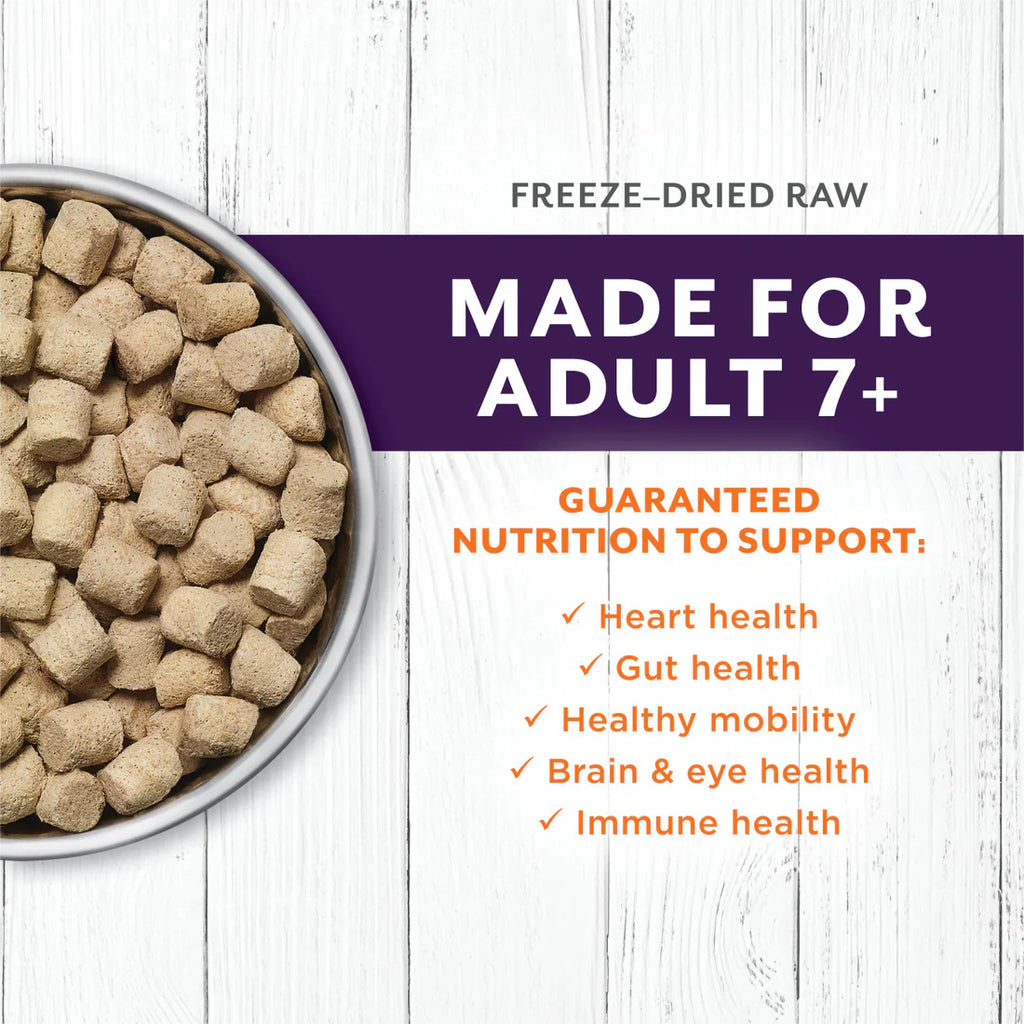 Instinct Cat Dry Food - Raw Longevity 100% Freeze-Dried Raw Meals - Adults 7+