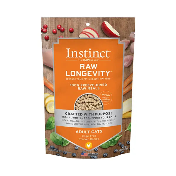 Instinct Cat Dry Food - Raw Longevity 100% Freeze-Dried Raw Meals