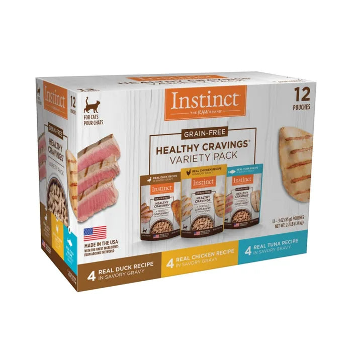 Instinct Cat Wet Food Topper -  Healthy Cravings - Variety Pack