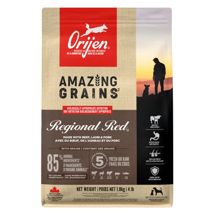 Orijen Dog Dry Food - Amazing Grains