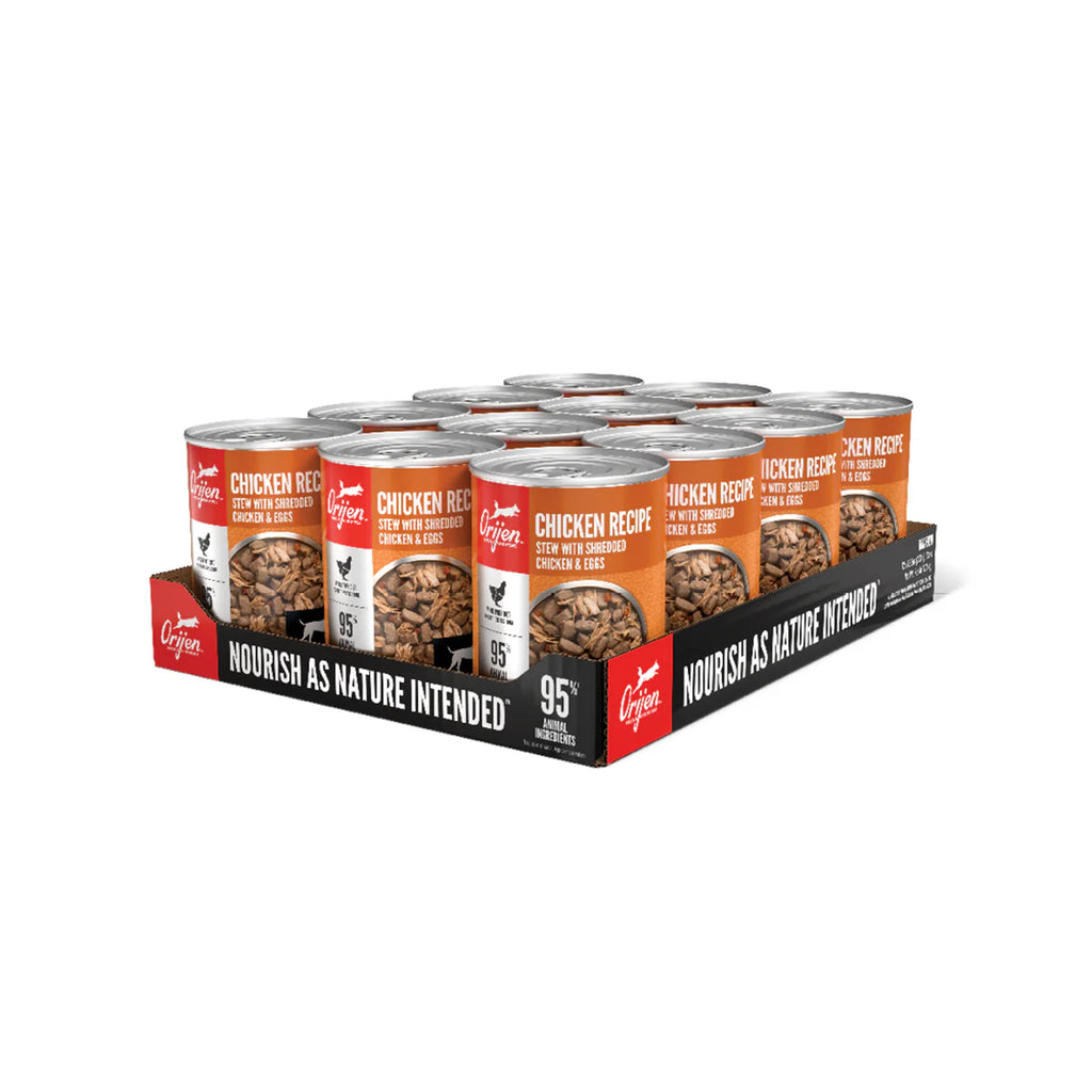 Orijen Dog Wet Food - Chicken Recipe Stew With Shredded Chicken & Eggs