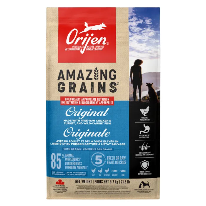 Orijen Dog Dry Food - Amazing Grains