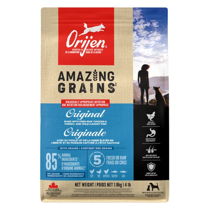 Orijen Dog Dry Food - Amazing Grains
