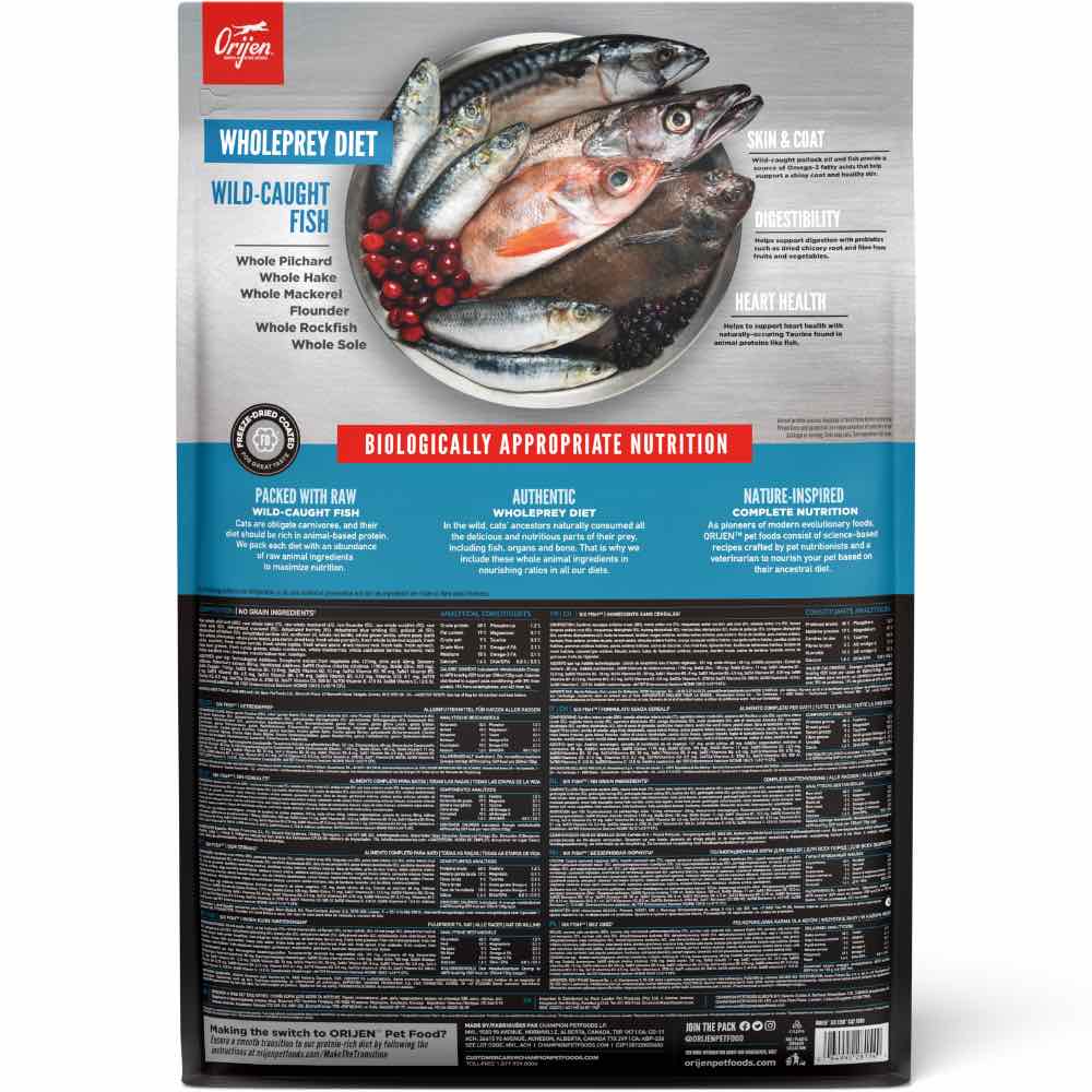 Orijen Cat Dry Food - Six Fish