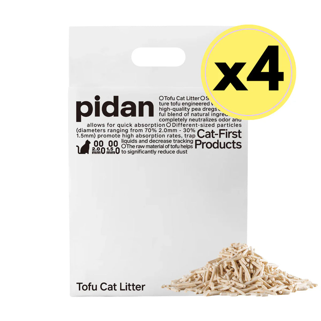 Pidan Litter -Pure Tofu (70% 2 mm + 30% 1.5 mm)