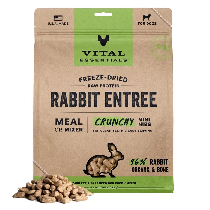 Vital Essentials Dog Freeze-Dried Crunchy Nibs