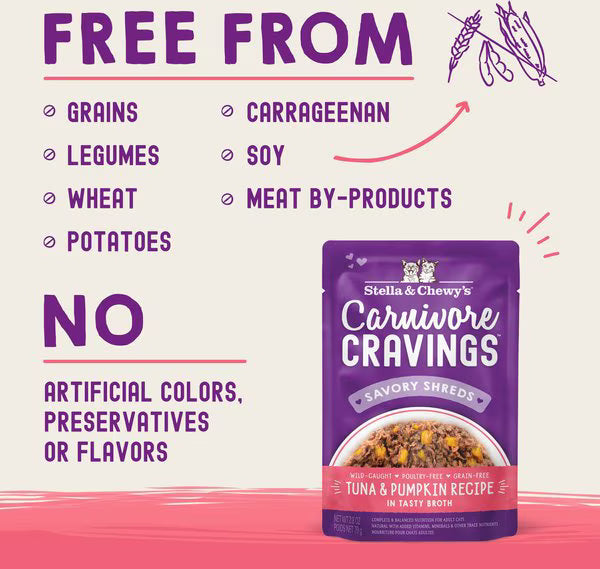 Stella & Chewy's Cat Wet Food - Carnivore Cravings