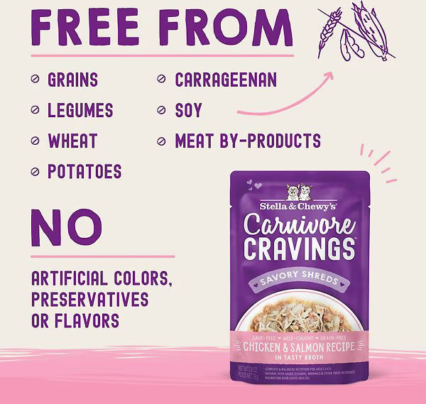 Stella & Chewy's Cat Wet Food - Carnivore Cravings