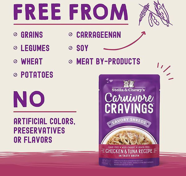 Stella & Chewy's Cat Wet Food - Carnivore Cravings