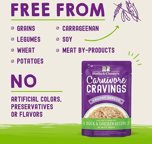 Stella & Chewy's Cat Wet Food - Carnivore Cravings