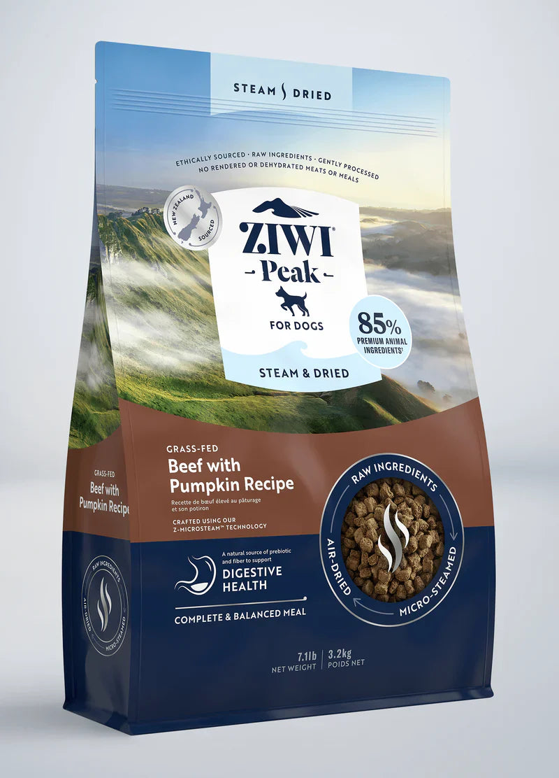 ZIWI Dog Steam & Dried Recipe
