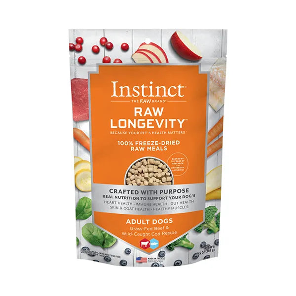 Instinct Dog Raw Longevity 100% Freeze-Dried Raw Meals