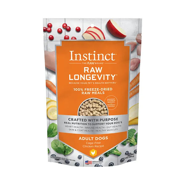 Instinct Dog Raw Longevity 100% Freeze-Dried Raw Meals