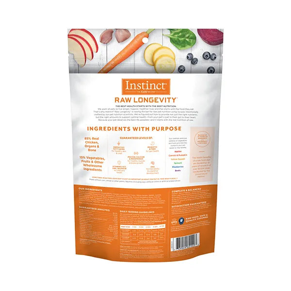Instinct Dog Raw Longevity 100% Freeze-Dried Raw Meals