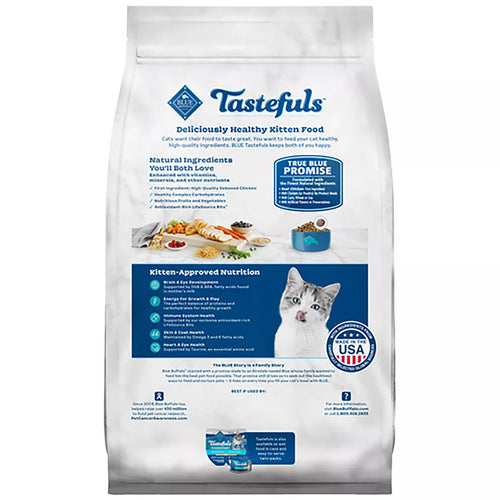 Blue Buffalo Cat Dry Food- Tastefuls - Healthy Growth - Kitten