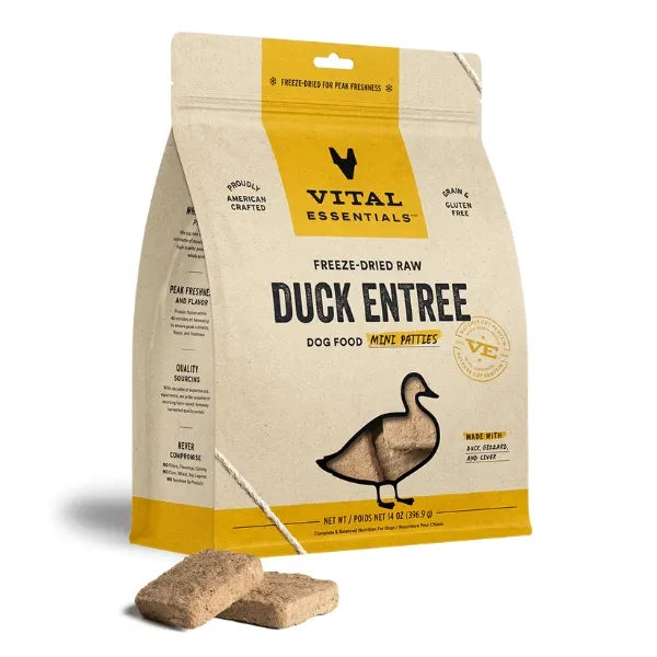 Vital Essentials Dog Freeze-Dried Raw Entrée - Patties