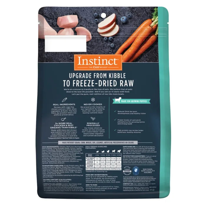 Instinct Dog Raw Freeze-Dried Meals