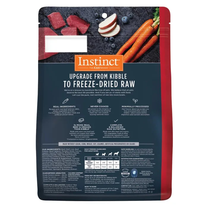 Instinct Dog Raw Freeze-Dried Meals