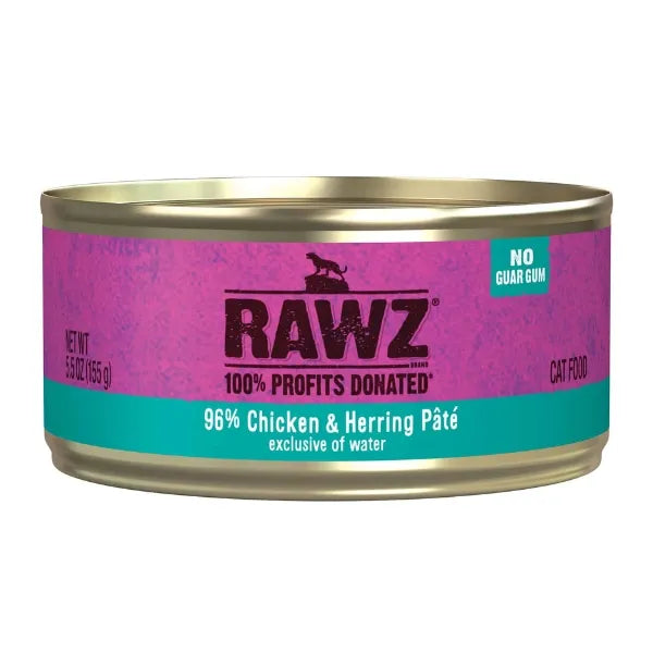 RAWZ Cat 96% Canned Wet Food  (Pate)