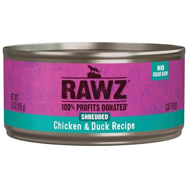 RAWZ Cat Canned Wet Food  (Shredded)