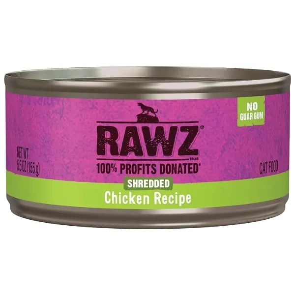 RAWZ Cat Canned Wet Food  (Shredded)
