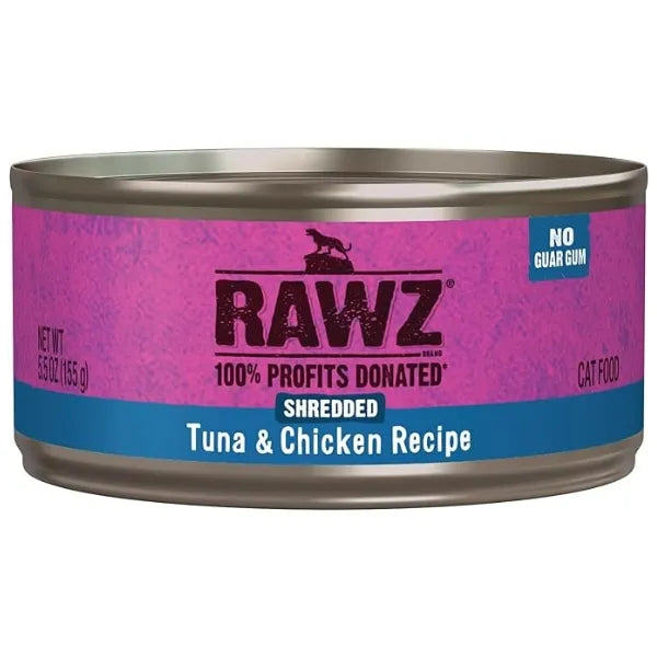 RAWZ Cat Canned Wet Food  (Shredded)