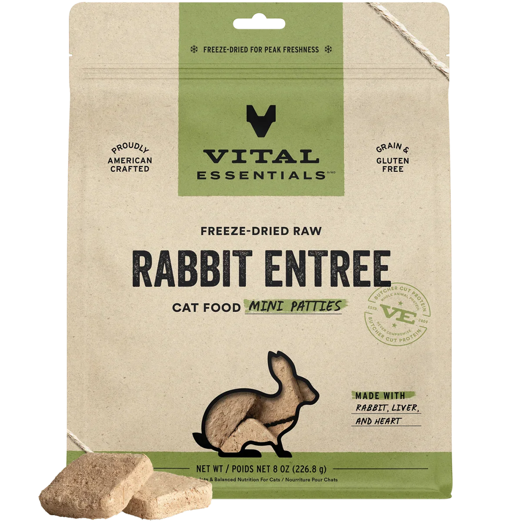 Vital Essentials Cat Freeze-Dried Raw Entrée - Mini Patties