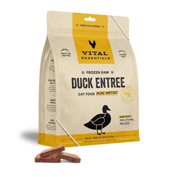 Vital Essentials Cat Frozen Raw Mini Patties Entrée