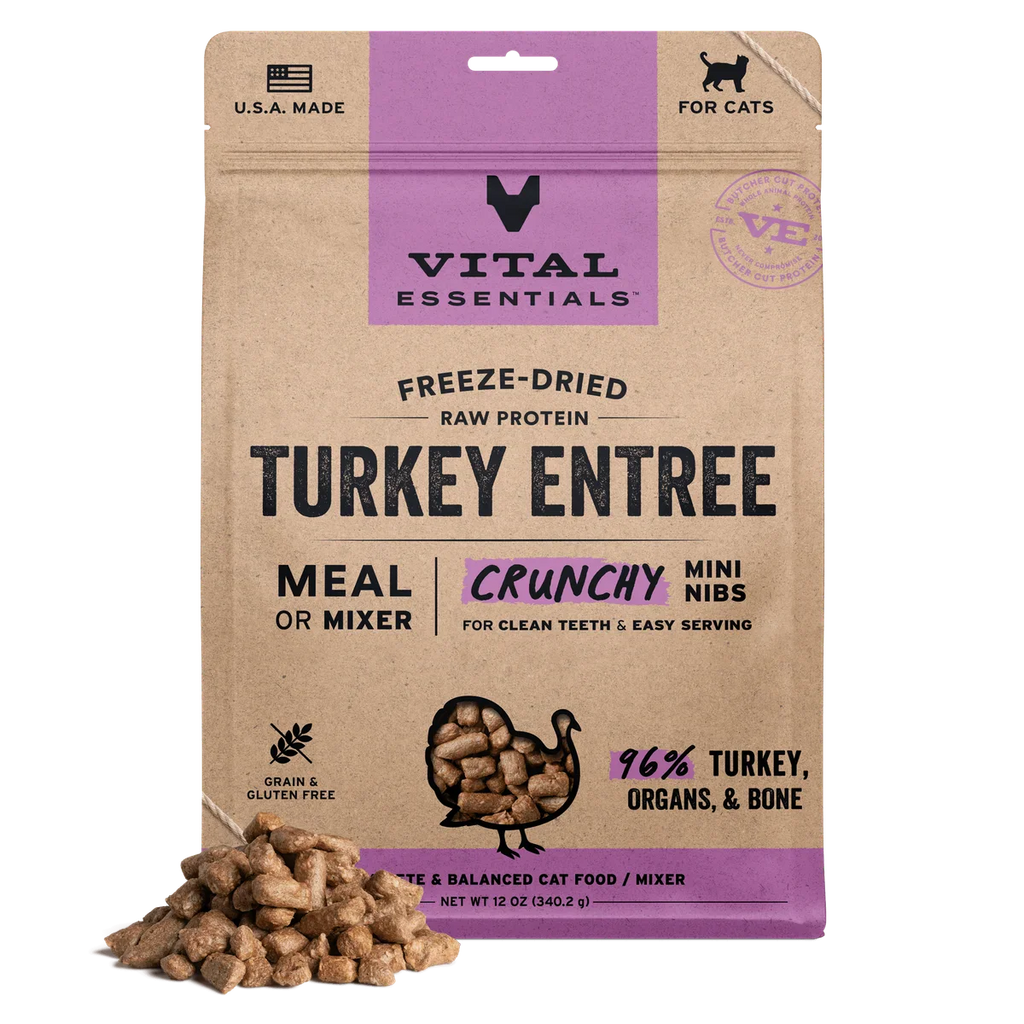 Vital Essentials Cat Freeze-Dried Crunchy Mini Nibs